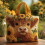 Bolsa de ombro feminina em lona estampada, 40 x 34 cm (15,74 x 13,38 polegadas). 5