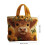 Bolsa de ombro feminina em lona estampada, 40 x 34 cm (15,74 x 13,38 polegadas). 3