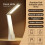 LED Foldable Desk Lamp with Touch Control, 3 Light Modes & 1