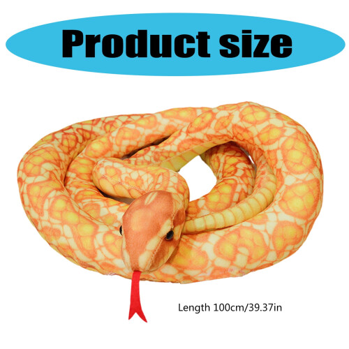 Realistische pluche slang, 100 cm 2