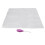 Hook and Loop Rug Kit 50x50cm with Latch Hook Tool Purple Rubber Handle Crafts 3