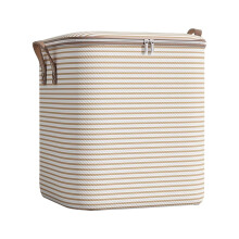 Houndstooth Folding Storage Bag – Non-Woven, Reinforced