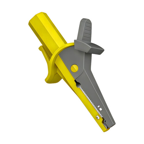 High Current Insulation Probe Test Clip 4mm-Grayish yellow