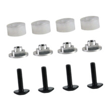 Metal Fastener Component for Ice Hockey Helmet Visors Features