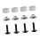 Metal Fastener Component for Ice Hockey Helmet Visors Features 1