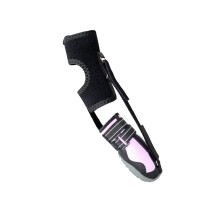 Drop Foot Brace with Reel for Dog with Foot-S black pinks