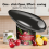Automatic Electric Can Opener Black ABS Battery Powered 1