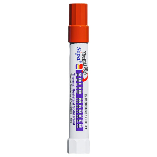 Marqueur de peinture solide, imperméable, 14,2 cm, 10 couleurs