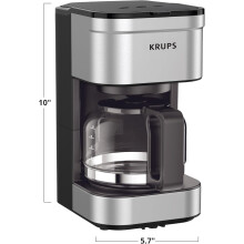 Cafetière Simply Brew 5 tasses en acier inoxydable