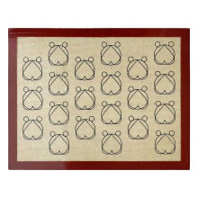 Tapis de cuisson antiadhésif en silicone pour macarons et biscuits