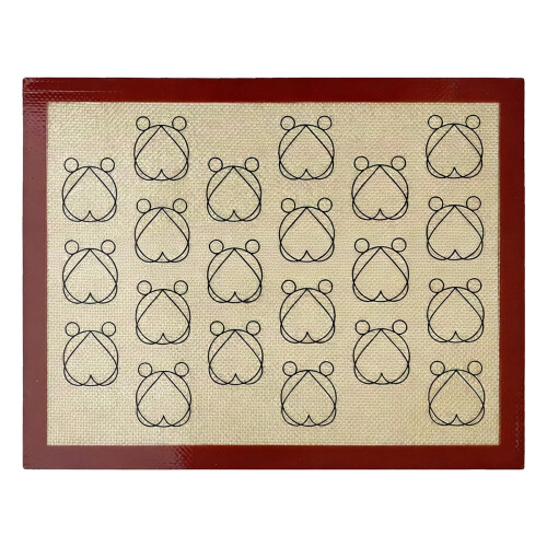 Tapis de cuisson antiadhésif en silicone pour macarons et biscuits