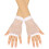 2 Pairs Breathable Nylon Fishnet Fingerless Gloves-Deep Blue os 5
