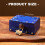 Decorative Wood Box For Home Storage-Flat buckle Password lock 5