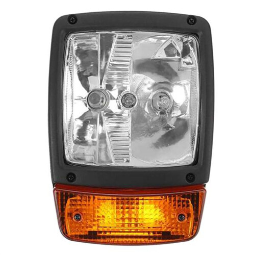 Left&Right Excavator for JCB Front LED Headlight Turn SignalLamp Indicator WorkLight Tractor Telehandler Loader Forklift