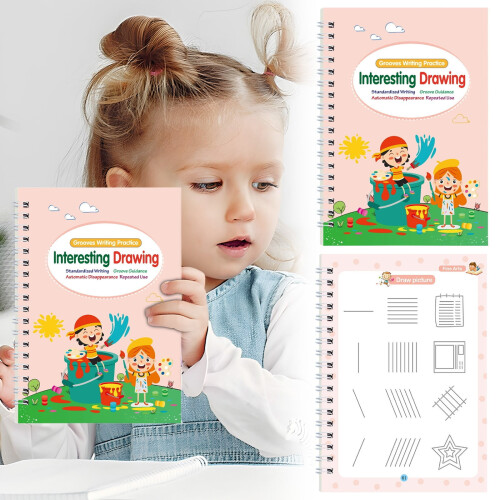 Reusable Handwriting Workbook with Number & Alphabet Tracing – Compatible with Eco-Conscious Learning 1