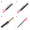 Sturdy High Carbon Steel Woodworking File Sharpener Triangular Design For Accuracy Edges Red Grip Length 3