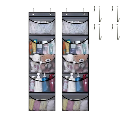 2-Pack Underwear Storage Organizer with 5 Pockets