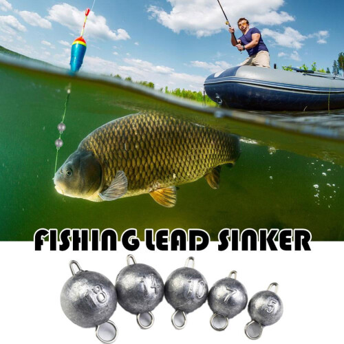 Sinker Fishing Jig Head Bullet Weights Soft Lure Group Hook NEW Aggred 2