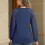 Damenbluse aus Spitze, Polyester, langärmelig, Rundhalsausschnitt 3