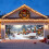 Capa de porta de garagem natalina com desenho de boneco de neve, 82x188 polegadas 1