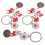 Sleutelhangers met Canadese vlag (3 stuks) 1