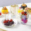 Disposable electroplated skewers fruit forks cocktail picks 5