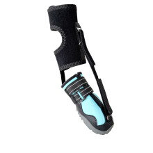 Drop Foot Brace with Reel(No Knuckling Boot Brace)-L black blue