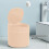 Kitchen Trash Can, Step-On Garbage Can with Lid, Tall Kitchen & Bathroom Trash Can, Small Office Waste Bin, Orange - 6