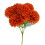 5 Red Artificial Chrysanthemum Flowers – Silk, 2.8 in 3