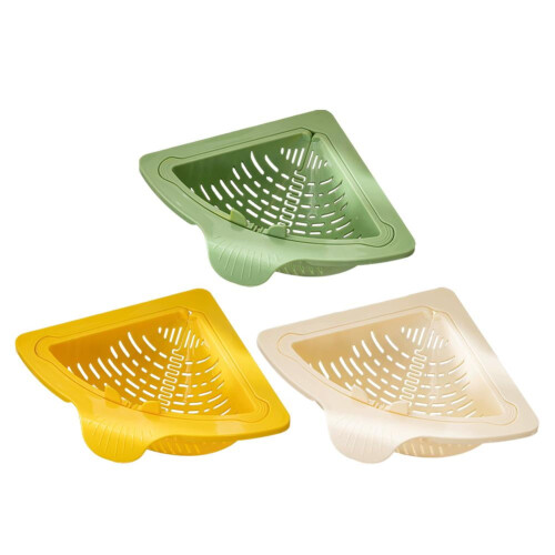Magnetic Triangular Sink Drain Basket ABS 3 pcs