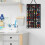 Wall-Mount Hanging Organizer Black Large Storage Box 8