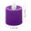Confezione da 12 candele elettroniche a LED, luce calda, viola 2