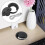 Cache-câble rond pour bureau avec cordon USB à 2 ports 3