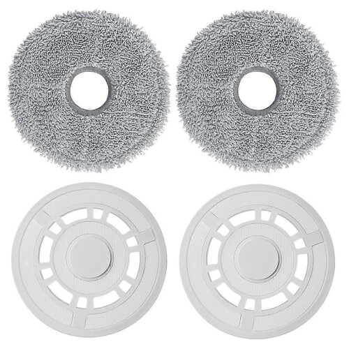 Dreame L10Series Wischmopptücher mit Haltern (2er-Pack)