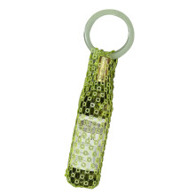 Elegant Handmade Gift Bag for Wine with Shimmering-Green