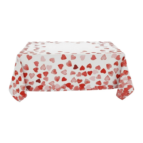 Nappe rectangulaire en polyester de 130 cm (51 pouces) pour la Saint-Valentin 1