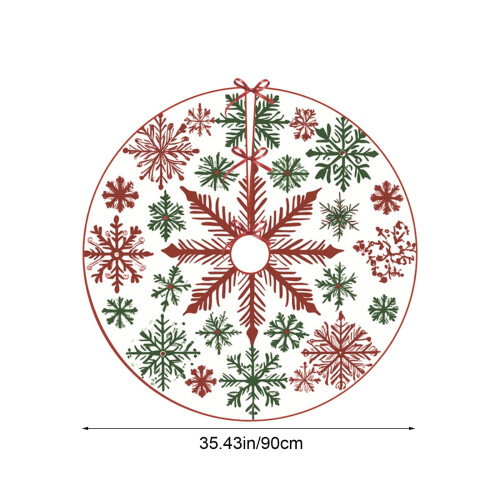 Vianočná sukňa na stromček 60 cm, polyester, prateľná 2