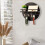 Wall-Mount Key Holder with Shelf & Hooks, Circular Rustic/Boho Design – Compatible with Standard Keys 6