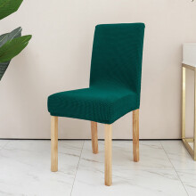 Housses de chaise extensibles en polyester, housses universelles amovibles et lavables compatibles avec la plupart des chaises de salle à manger –