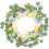 Artificial Spring Wreath with Sunflowers and Roses, 45 cm 1