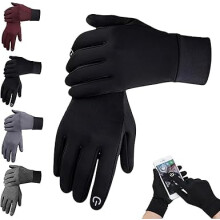 Guantes térmicos Snow Stopper para hombres y mujeres, compatibles con pantallas táctiles.