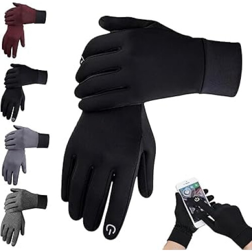 Guanti termici Snow Stopper per uomo e donna, compatibili con touchscreen.