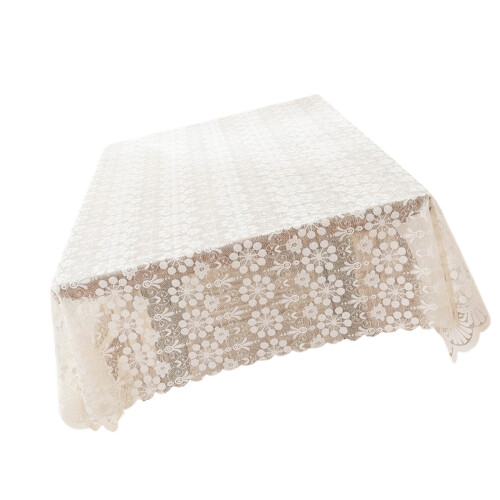 Multiple Size Florals Lace Tablecloth Fit Various-140*220cm