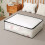 Foldable Plastic Storage Box – Large Under-Bed Organizer, Moistureproof & Odorless, Stackable Bin for Blankets, Pillows, Coats – Compatible with 4