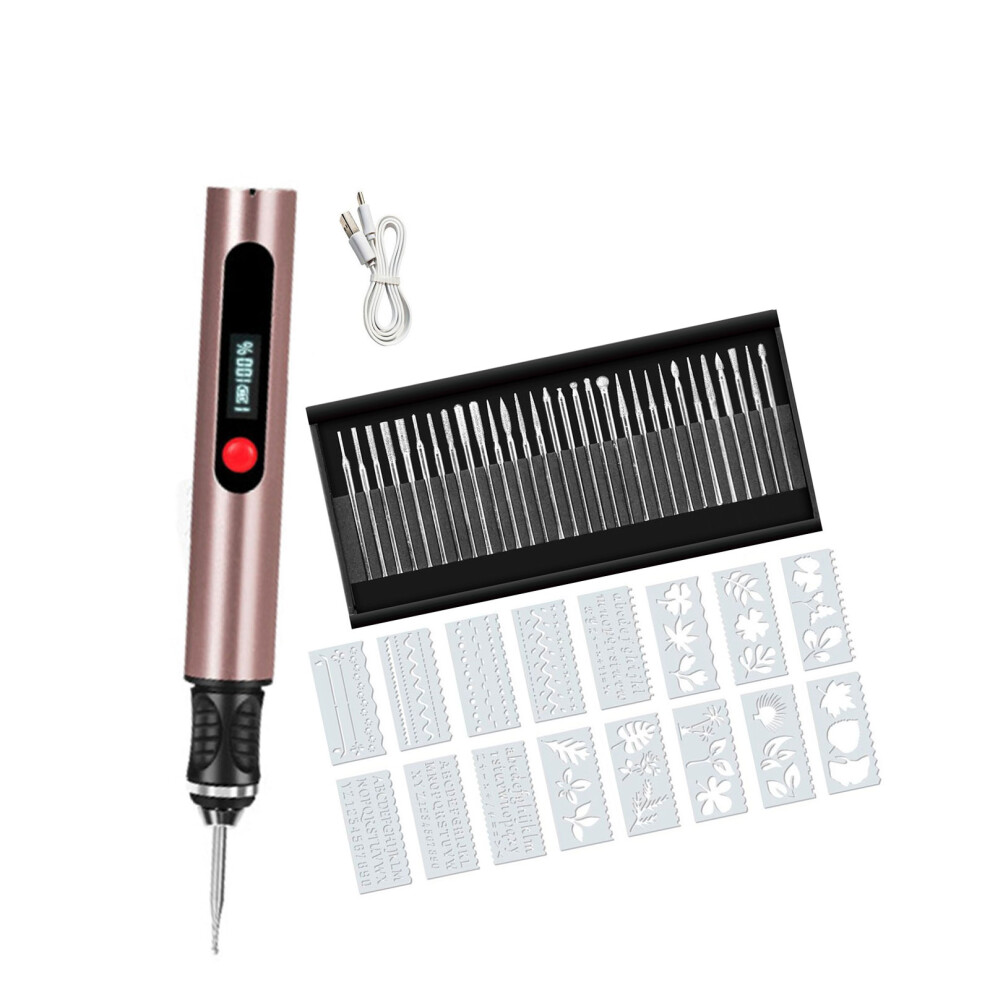 Portable Engraving Pen Featurings High Power Motor-Fen She 7696001579039