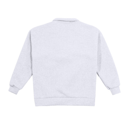 Φούτερ για αγόρια, Casual oversized μακρυμάνικο πουλόβερ με φερμουάρ στο τέταρτο, 2