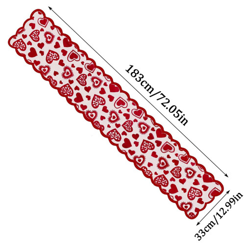 Heart Lace Tablecloth for Dining & Special Occasions 1