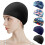 Bonnet de bain adulte (1 pièce), en polyester extensible, résistant et non imperméable, élastique. 2