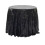 Black Polyester Sequin Tablecloth 100x100cm 2
