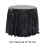 Black Polyester Sequin Tablecloth 100x100cm 3